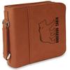 Personalized Cabin Leatherette Bible Cover with Handle & Zipper - Large - Double Sided view 1