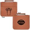 Personalized Football Jersey Leatherette Bible Cover with Handle & Zipper - Large - Double Sided view 2