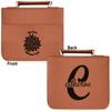 Personalized Mums Flower Leatherette Bible Cover with Handle & Zipper - Large - Double Sided view 2