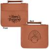 Thanksgiving Leatherette Bible Cover with Handle & Zipper - Large - Double Sided view 2