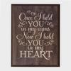 LifeSong Milestones Personalized Wooden Wall Plaque Bereavement Keepsake in Remembrance Loss of Pet Dogs or Cats Condolence Funeral Gift 12x15 Once I Held You view 1