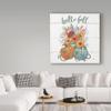 Trademark Fine Art WAP04450-C1818GG Fall Fun II - Gray & Blue Pumpkin by Janelle Penner Fine Art, 18" x 18", Multicolor view 3