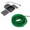 10m/32.8ft Extra Large 5.0 mm Thick - Green Neon LED Light Glow EL Wire - Powered by 6V - Craft Neon Wire String Light for DIY Project Costume Accessories Cosplay view 1