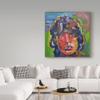 Trademark Fine Art ALI35872-C1818GG Mick Jagger Portrait by Howie Green Fine Art, 18" x 18", Multicolor view 3