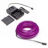 10m/32.8ft Extra Large 5.0 mm Thick - Purple Neon LED Light Glow EL Wire - Powered by 6V - Sound Active - Craft Neon Wire String Light for DIY Project Costume Accessories Cosplay view 1