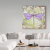 Trademark Fine Art Dragonfly on Tin Tile 4 by Jean Plout, 18x18 view 3
