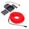 10m/32.8ft Large 3.2 mm Thick - Red Neon LED Light Glow EL Wire - Powered by 6V - Craft Neon Wire String Light for DIY Project Costume Accessories Cosplay view 1