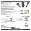 Penn State Industries BS8 Vintage Bottle Stopper Kit Woodturning Project (6, Chrome with Black) view 2