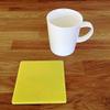 Square Coaster Set by Super Cool Creation, Yellow - Set of 8 view 1