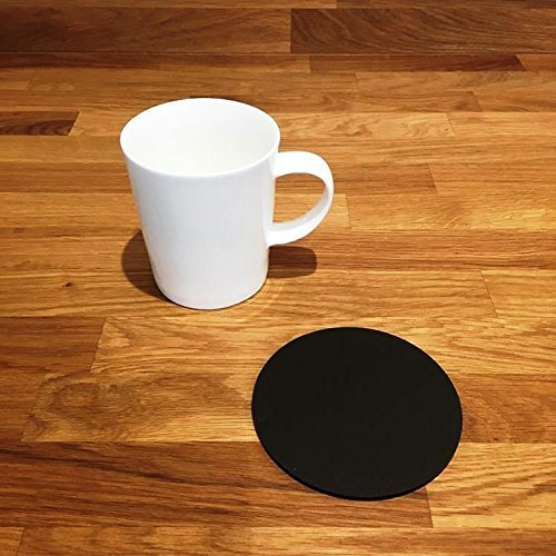 Round Coaster Set by Super Cool Creation, Mocha Brown - Set of 8