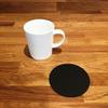 Round Coaster Set by Super Cool Creation, Mocha Brown - Set of 8 view 1