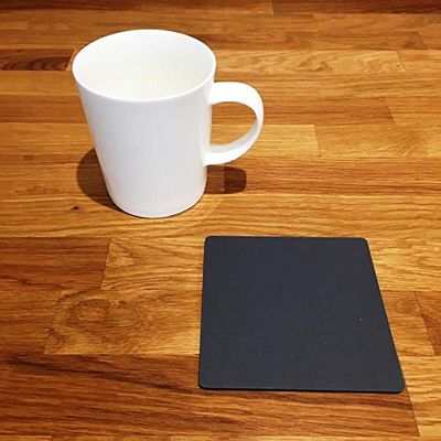 Square Coaster Set by Super Cool Creation, Graphite Grey - Set of 4