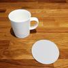 Round Coaster Set by Super Cool Creation, Light Grey - Set of 8 view 1