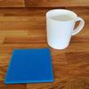 Square Coaster Set by Super Cool Creation, Bright Blue - Set of 8 view 1