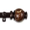 A&F Rod Dcor - Obisdian 1" Curtain Rod 160-240 inch - Bronze view 2