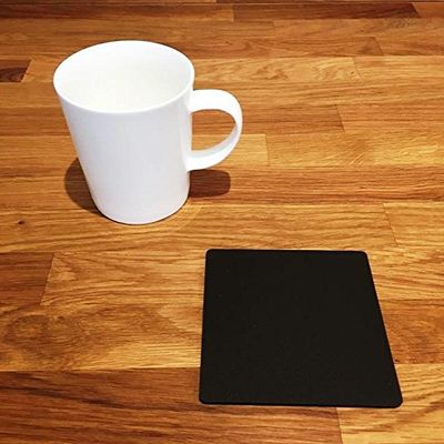 Square Coaster Set by Super Cool Creation, Mocha Brown - Set of 8