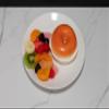 Fake Bagel and Cream Cheese with Fruit view 3
