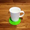 Round Coaster Set by Super Cool Creation, Lime Green - Set of 8 view 2