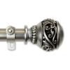 A&F Rod Dcor - Leesha 1" Curtain Rod 160-240 inch - Satin Nickel view 1