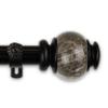 A&F Rod Dcor - Obisdian 1" Curtain Rod 160-240 inch - Black view 1