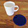 Round Coaster Set by Super Cool Creation, Blue - Set of 8 view 1