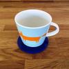 Round Coaster Set by Super Cool Creation, Blue - Set of 8 view 2