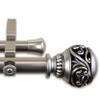 A&F Rod Dcor - Leesha 1" Double Curtain Rod 160-240 inch - Satin Nickel view 1