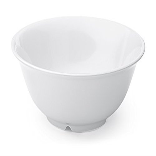 G.E.T. M-813-W-EC Round Melamine Serving Bowl, 2.3 Quart, White (Set of 4)