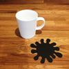 Splash Shaped Coaster Set by Super Cool Creation, Mocha Brown - Set of 8 view 1