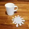 Splash Shaped Coaster Set by Super Cool Creation, Light Grey - Set of 8 view 1