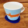 Pebble Shaped Coaster Set by Super Cool Creation, Blue - Set of 8 view 2