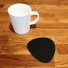 Pebble Shaped Coaster Set by Super Cool Creation, Mocha Brown - Set of 4 view 1