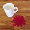 Splash Shaped Coaster Set by Super Cool Creation, Pink - Set of 8 view 1