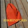 ecogreentextiles (3x4 inches) Orange Cotton Bags, Reusable And Biodegradable Produce Muslin Drawstring Bags Available in Different Sizes (Pack Of 200) view 2