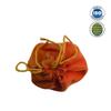 ecogreentextiles (3x4 inches) Orange Cotton Bags, Reusable And Biodegradable Produce Muslin Drawstring Bags Available in Different Sizes (Pack Of 200) view 4