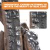 Skyflame 8 Small Piece Set of Ceramic Wood Logs for Fireplaces Fire Pits view 4