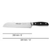 Arcos Bread Knife 8 Inch Nitrum Stainless Steel and 200 mm blade. Obtain a great variety of cuts for your food. Ideal knife for daily domestic use. Series Manhattan. Color Black. view 2