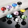 FirstDecor 10PCS Sky-Blue Acrylic Glass Diamond Cut Crystal Decorative Drawer Pull Handle for Furniture Cabinet Closet Dresser Cupboard Wardrobe Kitchen & Baby Kid's Children's Furniture Decor view 4