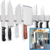 17" Premium Magnetic Knife Holder for Refrigerator (Double-Sided Heavy-Duty Magnets) - Upgraded Strip for Strong Fridge Mount - Clear Up Counter Space - 304 Anti-Rust Stainless Steel (Upgraded Design) view 1