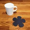 Daisy Shaped Coaster Set by Super Cool Creations, Graphite Grey - Set of 8 view 1