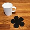 Daisy Shaped Coaster Set by Super Cool Creations, Mocha Brown - Set of 8 view 1