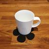 Daisy Shaped Coaster Set by Super Cool Creations, Mocha Brown - Set of 8 view 2