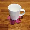 Daisy Shaped Coaster Set by Super Cool Creations, Pink - Set of 8 view 2