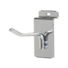 STORE001 24pc, 2 inch Chrome Peg Hook for Slatwall