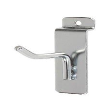 STORE001 24pc, 2 inch Chrome Peg Hook for Slatwall