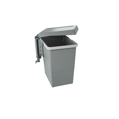 ELLETIPI PBN asg34 Line Swing 2.0 Automatic Large Capacity Plastic Door Bin 18 liters, Nylon, Dark Gray