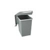ELLETIPI PBN asg34 Line Swing 2.0 Automatic Large Capacity Plastic Door Bin 18 liters, Nylon, Dark Gray view 1