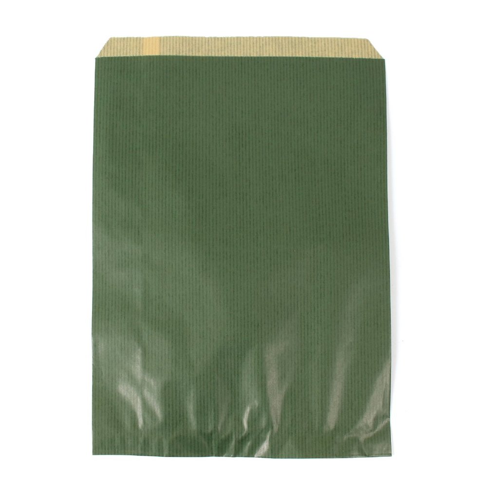 Pack Takeyama XZT00361 Paper Bags, No Gusset, Flat Bags, F18, Emerald, 200 Sheets