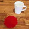 Octagonal Shaped Coaster Set by Super Cool Creations, Red - Set of 8 view 2
