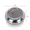 Ashtray with Lid Stainless Steel Modern Tabletop Large Ash Holder for Outdoor and Indoor Use view 2
